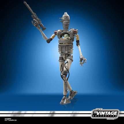 Star Wars The Vintage Collection IG-12, Grogu & Anzellan, Deluxe The Mandalorian 9.5-cm Action Figure Set