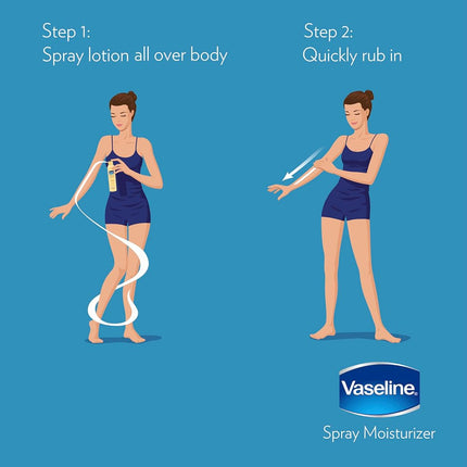 VASELINE SPRAY & GO ALOE FRESH 6.5 OZ