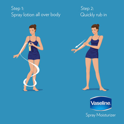 VASELINE SPRAY & GO ALOE FRESH 6.5 OZ