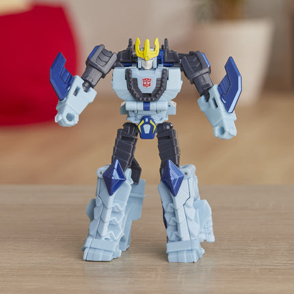 Transformers Toys Bumblebee Cyberverse Adventures Dinobots Unite Figura de ataque de acción Hammerbyte clase guerrero, 6 años en adelante, 13.7 cm