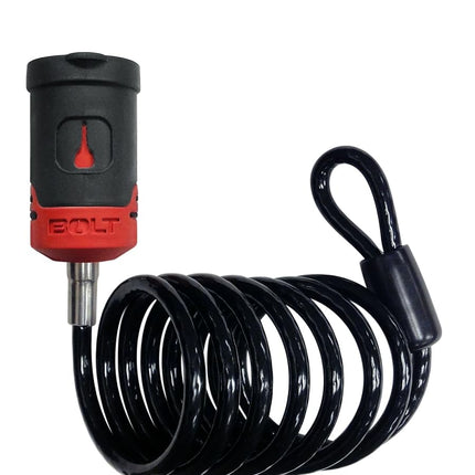 BOLT 7032295 Candado de cable de 6' para usar con llaves de corte central de Jeep de 2018 y modelos posteriores