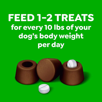 Greenies Pill Pockets for Dogs Small Size, Soft Dog Treats, Hickory Smoke Flavor, 3.2 oz. Pouch (30 Treats)