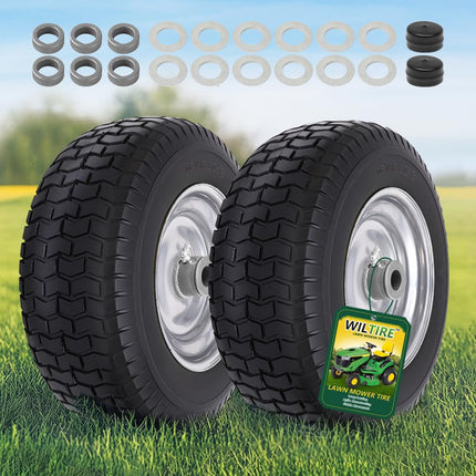 Wiltire 16x6.50-8 Flat Free Lawn Mower Front Tire 