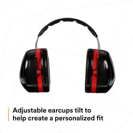 3M Peltor Optime 105 Over the Head Earmuff, Ear Protectors, Hearing Protection, NRR 30 dB