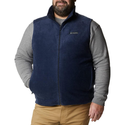 Columbia Men's Steens Mountain Vest Fleece Gilet Vest, Collegiate Navy, Size XL