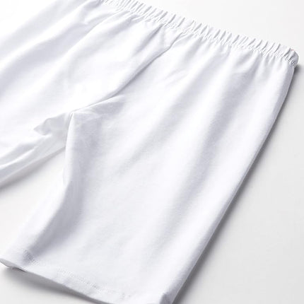 The Children's Place Girls' Mix and Match Bike Shorts 2-Pack, White 2 Pack, XX-Large