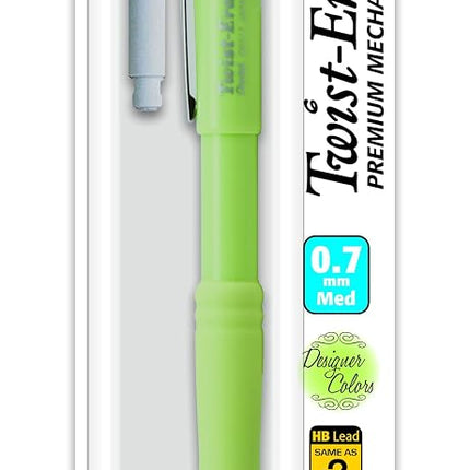 Pentel Twist-Erase Express Automatic Pencil, 0.7mm, Medium Line, Assorted Fashion Colors (QE517FEBPM)