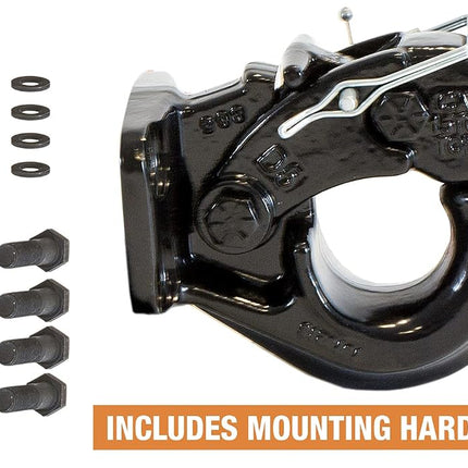 Buyers Products 10040 15 Ton Pintle Hook W/Mounting Kit, MGTW 30,000 Lbs, 6,000 Lbs MVL Pintle Hitch