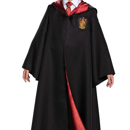 Disguise Robe de luxe enfant Gryffondor Harry Potter, accessoire de costume, Noir et rouge, Taille enfant M (7-8 ans)