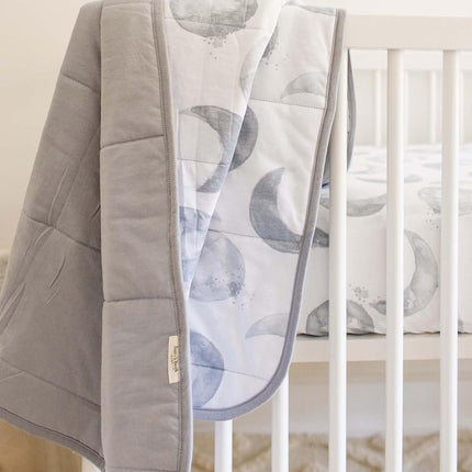 Burt's Bees Organic Cotton Reversible Blanket for Babies and Toddlers