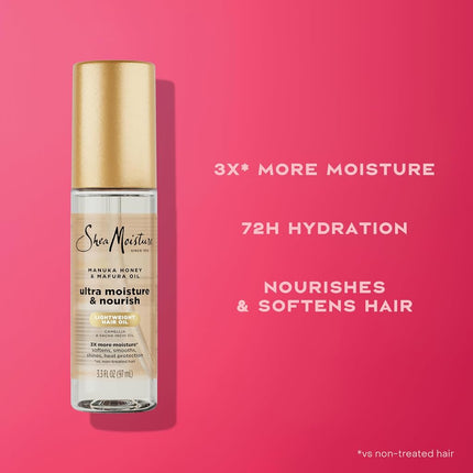 SheaMoisture Manuka Honey & Mafura Oil Hair Oil, Hydration & Anti-Frizz, for Curly, Coily & Wavy 97ML