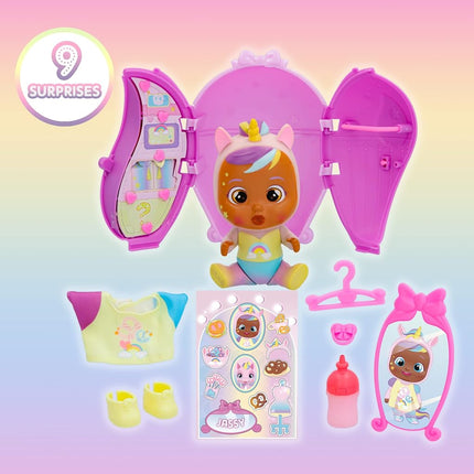Cry Babies Magic Tears - Dress Me Up Series | 8 Surprise Accessories, Surprise Doll Wave 2, Multicolored, (86340)