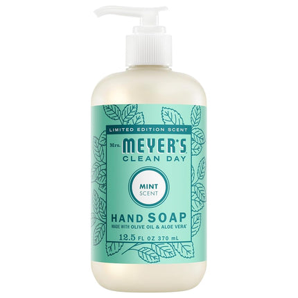 Mrs. Meyer's Clean Day Mint Hand Soap, 12.5 Fluid 