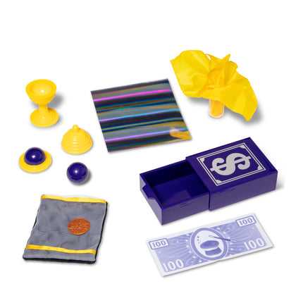 Melissa & Doug ¡Magia en un Instante! Set de trucos de magia de la colección Hocus Pocus (trucos de calibre profesional con instrucciones sencillas, 12 piezas)