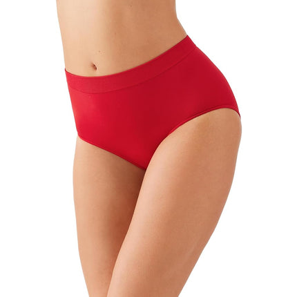 Wacoal Women's B Smooth Briefs Panty, Equestrian Red, L