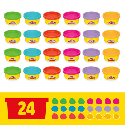Play-Doh Party Favour Pack of 24 Cans with Cutters