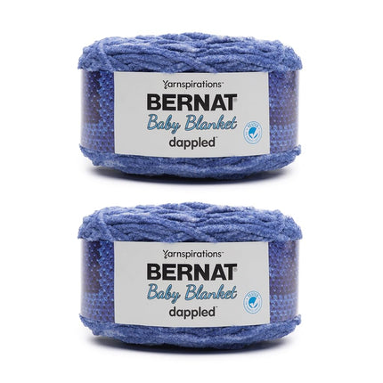 Bernat Baby Blanket Dappled Cake Wandering Blue Ya