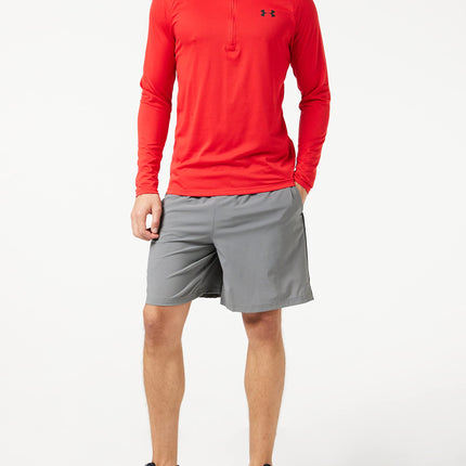 Camiseta de manga larga con cremallera Tech 2.0 1/2 para hombre de Under Armour, rojo (602)/negro, 4XL alto