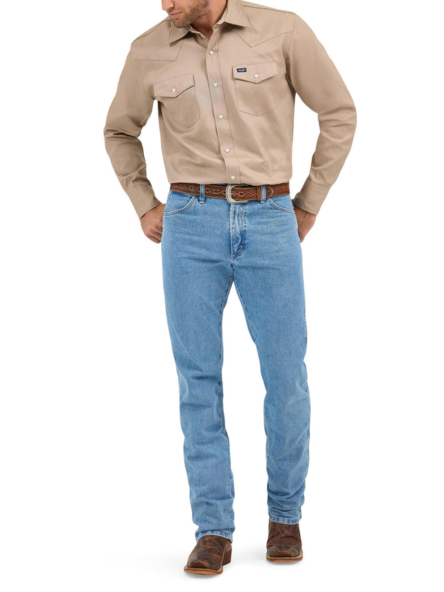 Wrangler Jean para hombre Cowboy Cut Original Fit, lavado antiguo, 30X32