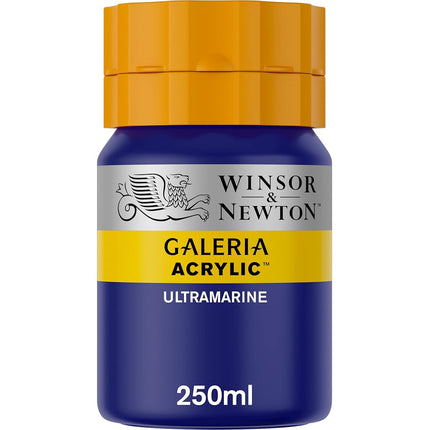 Winsor & Newton, acrylic paint, ultramarine, 250 ml (Pack of 1)