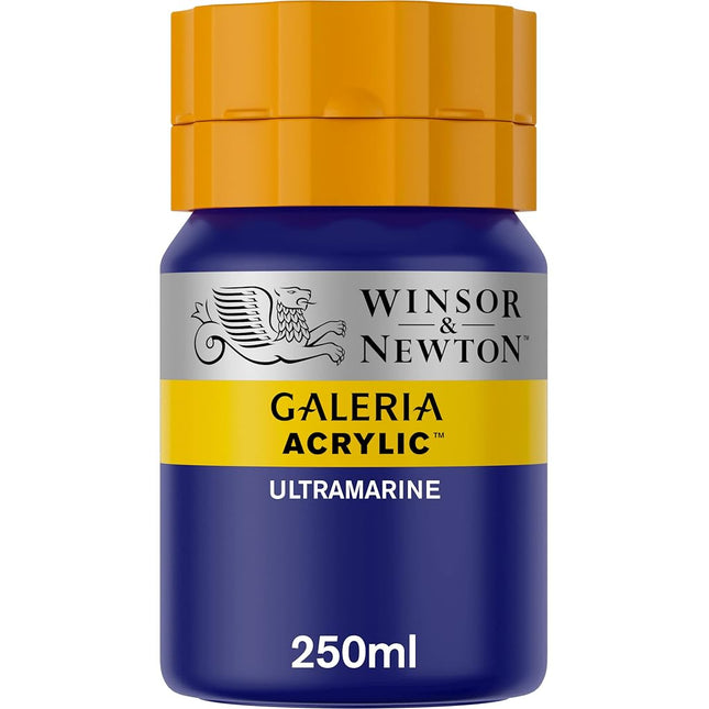 Winsor & Newton, acrylic paint, ultramarine, 250 ml (Pack of 1)