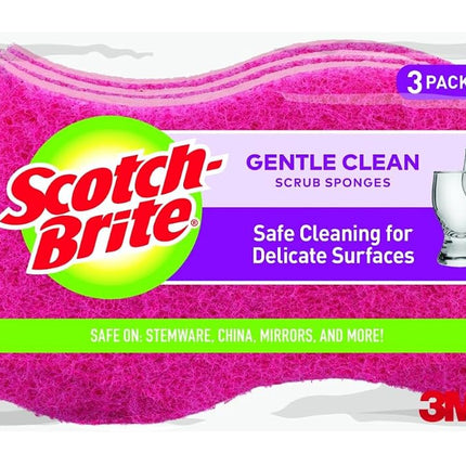 3M Sponge, Multicolor, 3 Count (Pack of 8)
