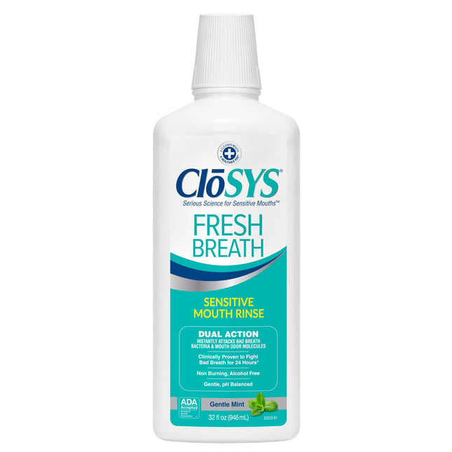 CloSYS Sensitive Antimicrobial Mouthwash, 32 Ounce