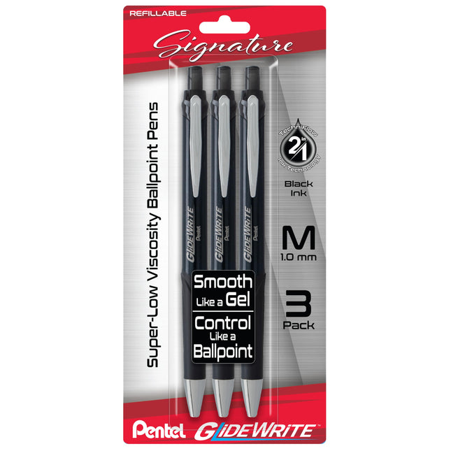 Pentel Glidewrite Signature Ballpoint Pen, (1.0mm)