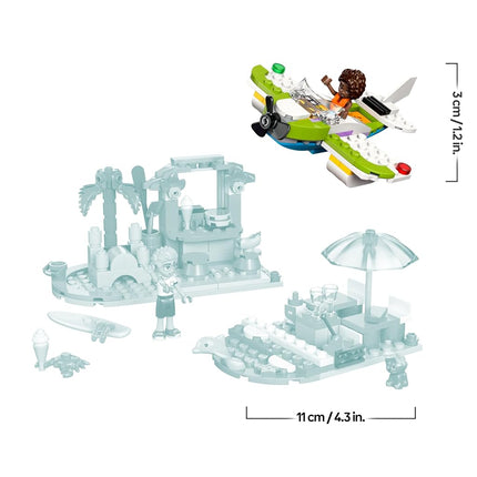 LEGO Friends 2in1 Creative Beach and Travel Suitcase Set for Kids, with a Plane Toy, 2 Mini Dolls, Dog & Dolphin Figures, Birthday Gift for 5 Plus Year Old Girls, Comes in a Handy Sorting Box 42672