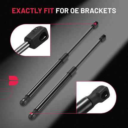 BDFHYK C16-02648 17in/35Lbs (156N) Gas Shocks Struts for Leer are SnugTop Camper Shell Truck Topper Rear Window, Truck Pickup Cab Canopy Door, Set of 2