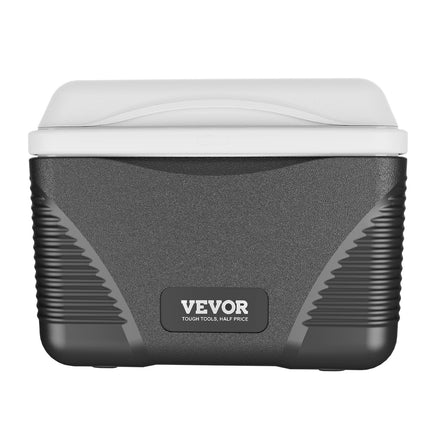 VEVOR Portable Cooler, 8.5 QT Hard Cooler with Ice Retention and Heavy-Duty Handles, Lightweight Rigid Material Insulated Portable Cooler, Suitable for Family Picnics and Short Trips