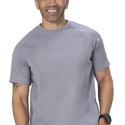Chef Works Unisex Aryes Cool Vent Crew Shirt Grey