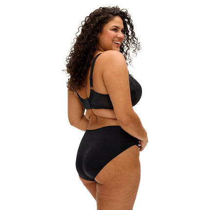 Elomi Women's Cate Underwire Full Cup Banded Bra Coverage,Black,46H
