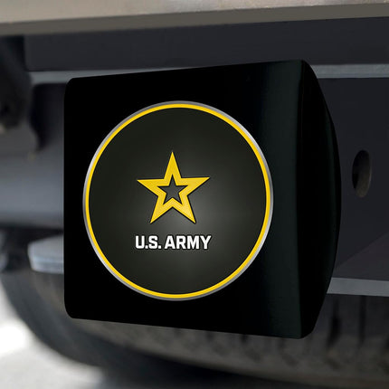 NCAA Army Knights Hitch Cover with Color Emblemblack Hitch Cover with Color Emblem, Black, One Size