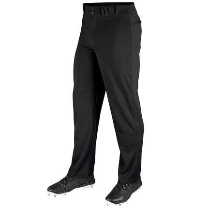 Pantalon de baseball CHAMPRO MVP pour garçons, coupe décontractée, bas ouvert, noir