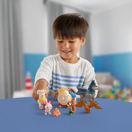 Fisher-Price Superpets Miniature Toy Action Figure Multi-Pack - Set of 6