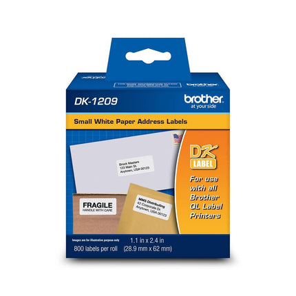Brother DK-1209 Small Address Paper Label Roll - R