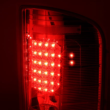 DNA MOTORING TL-CSIL07-LED-CH-SM Conjunto de luces traseras LED lado del conductor y del pasajero [Compatible con Chevy Silverado 1500 2500 HD 3500 HD de 07-14]