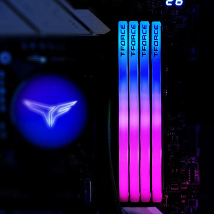 TEAMGROUP T-Force Delta RGB DDR5 32GB (2x16GB) 6400MHz (PC5-51200) CL40 for Z690 Desktop Computer - FF3D532G6400HC40BDC01