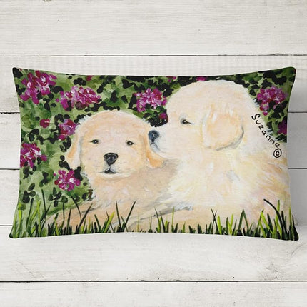 Cojín decorativo de tela de Golden Retriever
