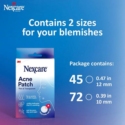 Nexcare™ Thin and Transparent Acne Patch BA-117