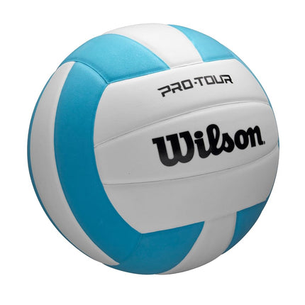 Wilson Pro Tour Indoor Volleyball - Teal/White, Official Size