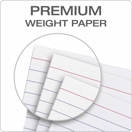Oxford Ruled Index Cards, 3" x 5", White, 10 Packs of 100 (31EE)
