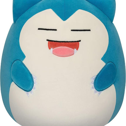 Squishmallows Pokemon 14-Inch Snorlax Plush - Add to Your Squad, Ultrasoft Stuffed Animal, Official Jazwares
