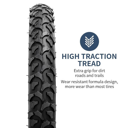 YunSCM 2 PCS,14x2.125 Bike Tires,14x2.125 57-254 Bike Tyres + Bike Inner Tube Schrader Valve 32mm,Compatible with 14 2.125 Kids Bike Tire,Mountain Bike and Cross Country Bike,and Tube,Y-234