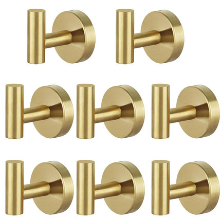 Homagic 8 Pcs Bathroom Robe Towel Hooks Coat Wall 
