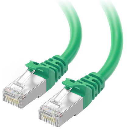 Cable Matters 10Gbps Snagless Shielded Cat 6A Ethernet Cable - 10ft, Cat 6A Cable, Cat6A Cord, Ethernet Cord, Green