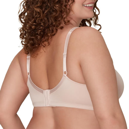 Playtex Women's Wireless Bra, 18 Hour T-Shirt Bras Available, Moisture-Wicking, Full Coverage, Smoothing, Sandshell, 40C