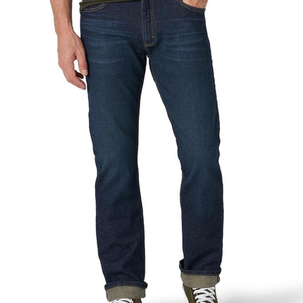 Lee Men's Legendary Slim Straight Leg Jean, Road Rash, 40W x 34L
