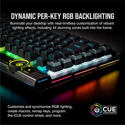 Corsair K100 RGB USB Black Mechanical Keyboard US English
